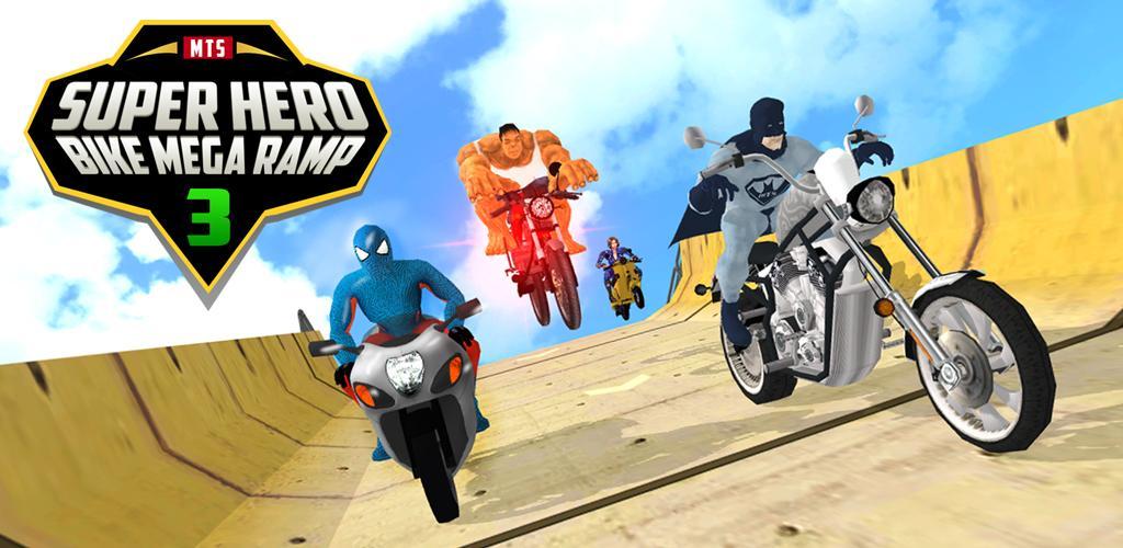 Banner of सुपर हीरो बाइक मेगा रैंप 3 1.3