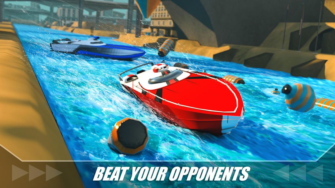 Water Boat Racing Simulator 3D ภาพหน้าจอเกม