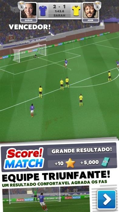 Captura de Tela do Jogo Score! Match – Futebol PvP