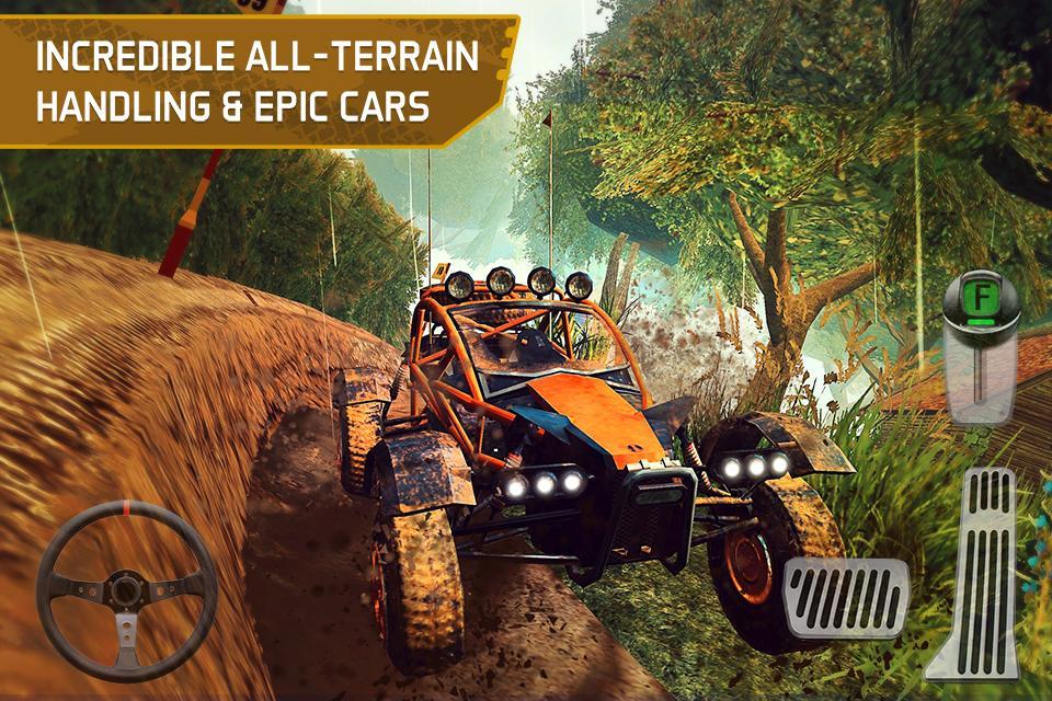 4x4 Dirt Offroad Parking Game Screenshot
