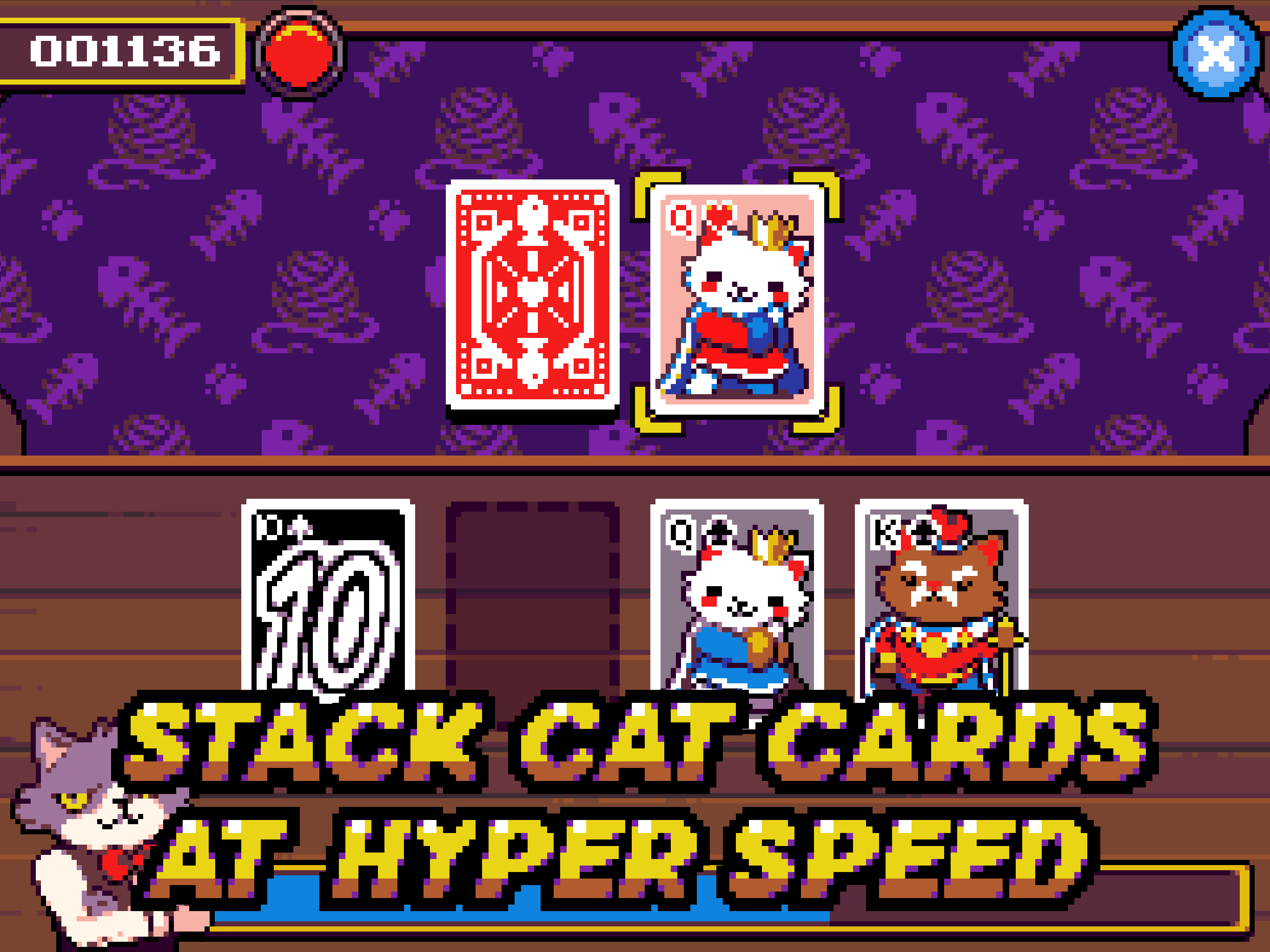 Cat Stacks Fever: endless speed card gameのキャプチャ
