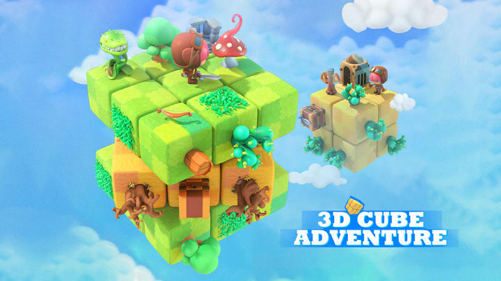 Banner of 3D Cube Adventure: Puzzle Game 
