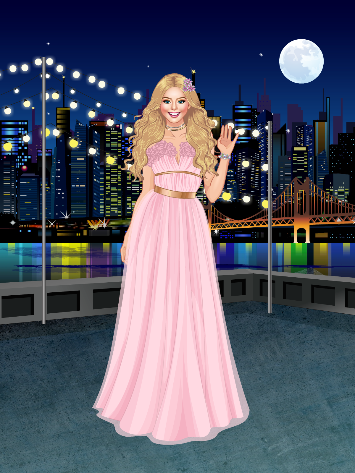 Model Dress Up: Girl Games Game Screenshot
