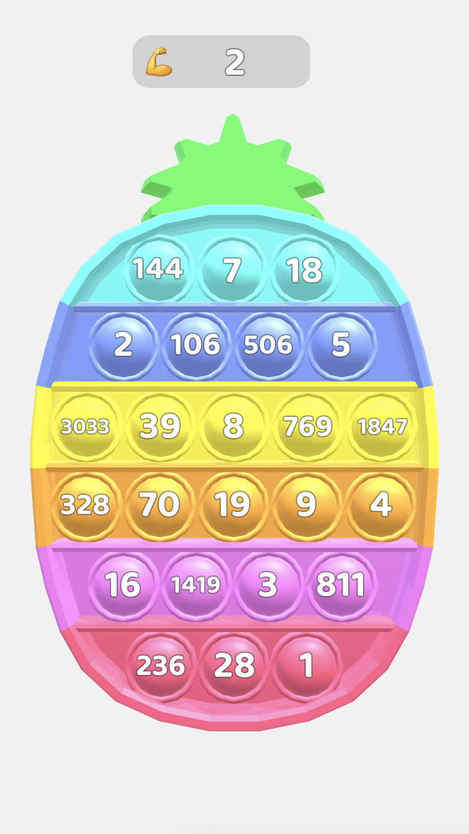 Screenshot of Pop It Rush