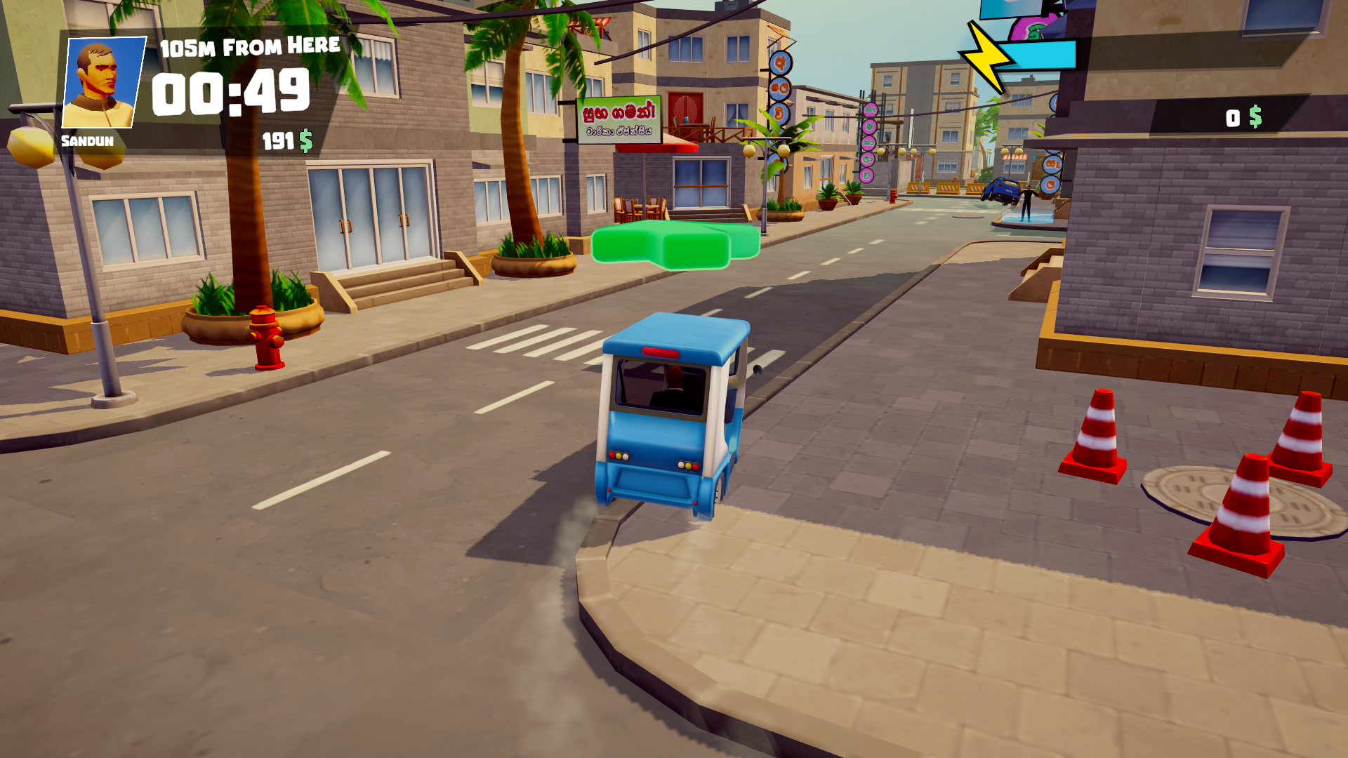 Tuktuk Crazy Taxi ภาพหน้าจอเกม