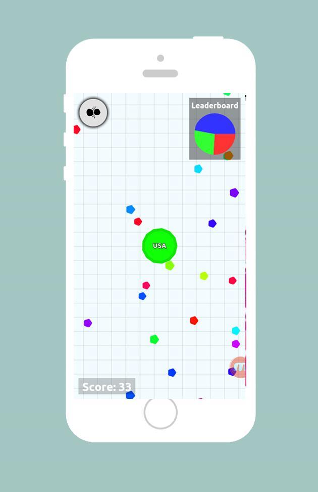 Agario ゲームのスクリーンショット