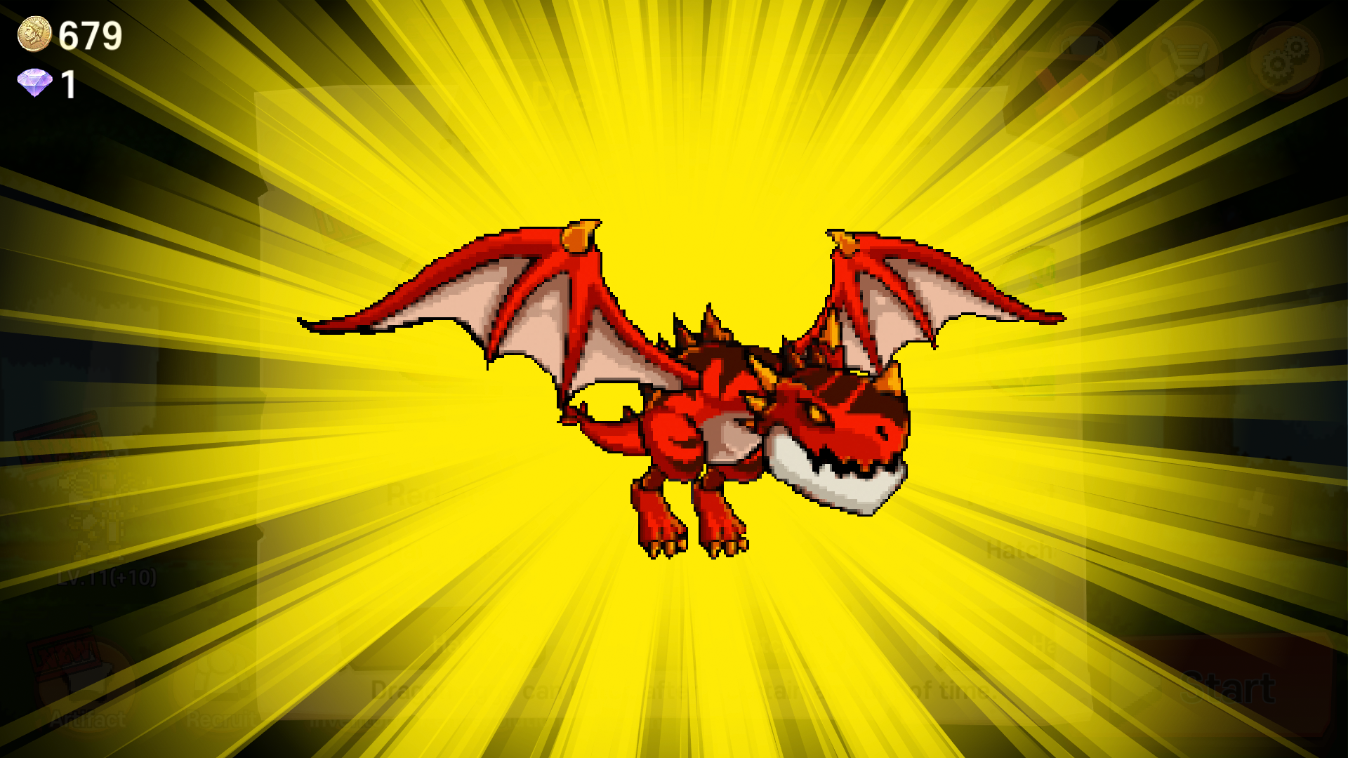 헌터 러시 게임 스크린샷