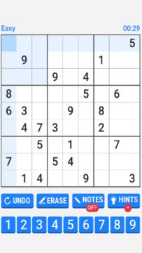 Sudoku number brain classic Game Screenshot