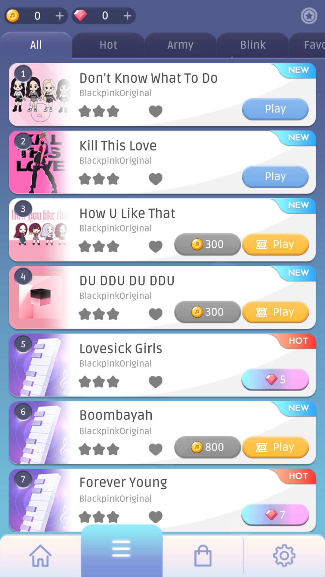 Blink Piano: Kpop Magic Tiles! android iOS-TapTap