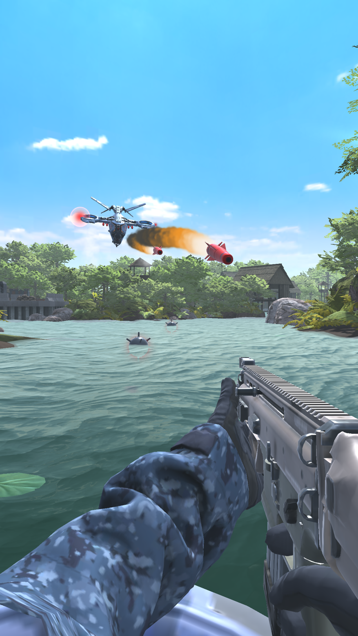 Captura de Tela do Jogo Warship Warfare