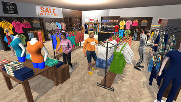 Cloth Store 3D Shop Simulator Game Screenshot