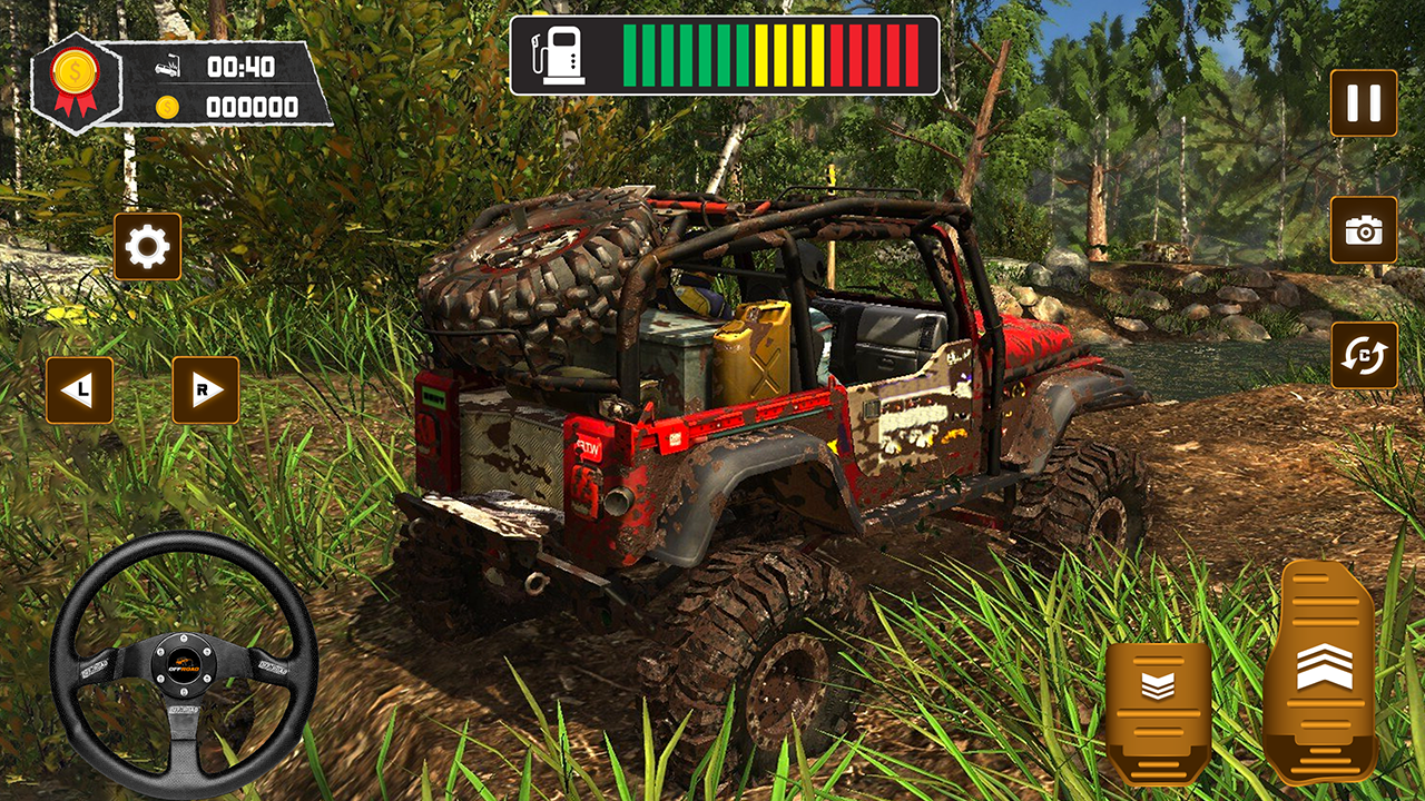 Cuplikan Layar Game Offroad Jeep Driving Games Mud