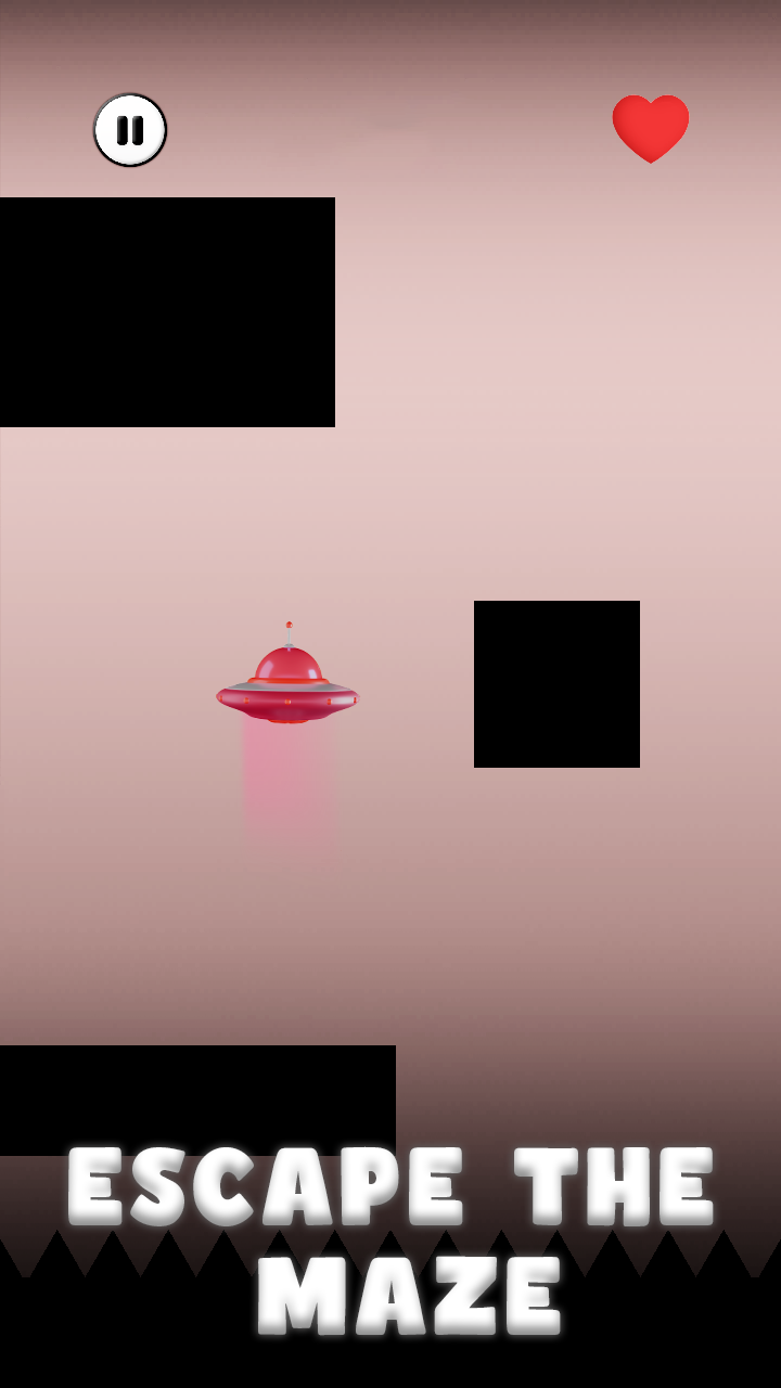 Cuplikan Layar Game UFO Escape