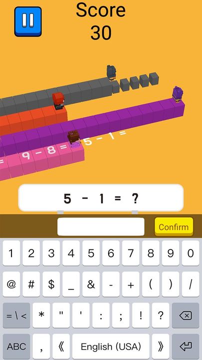 Screenshot 1 of NumRush: Quick Math Number Puzzle Game, Type & Run 1.501
