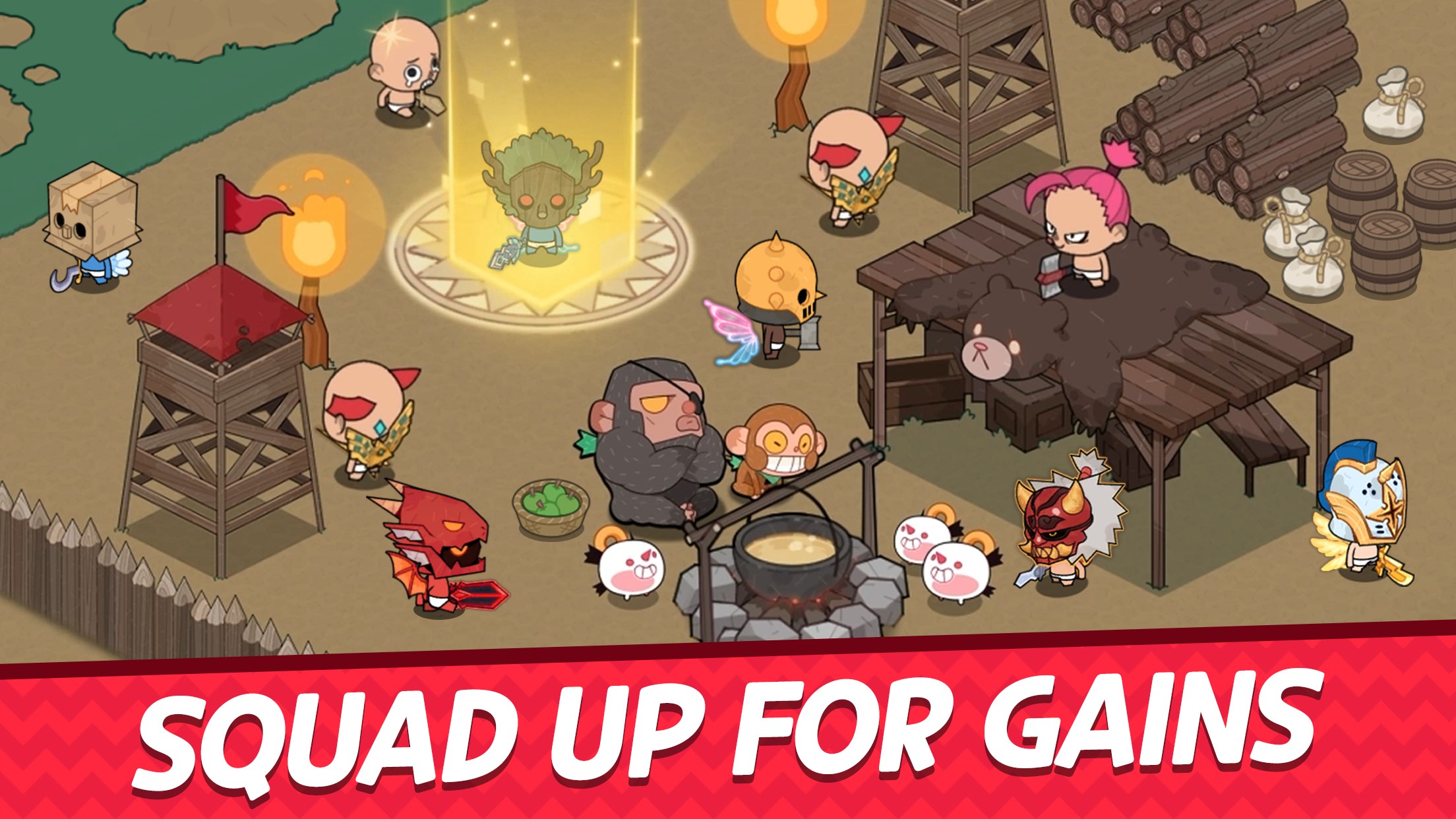 Baldboy : Idle RPG Game Screenshot