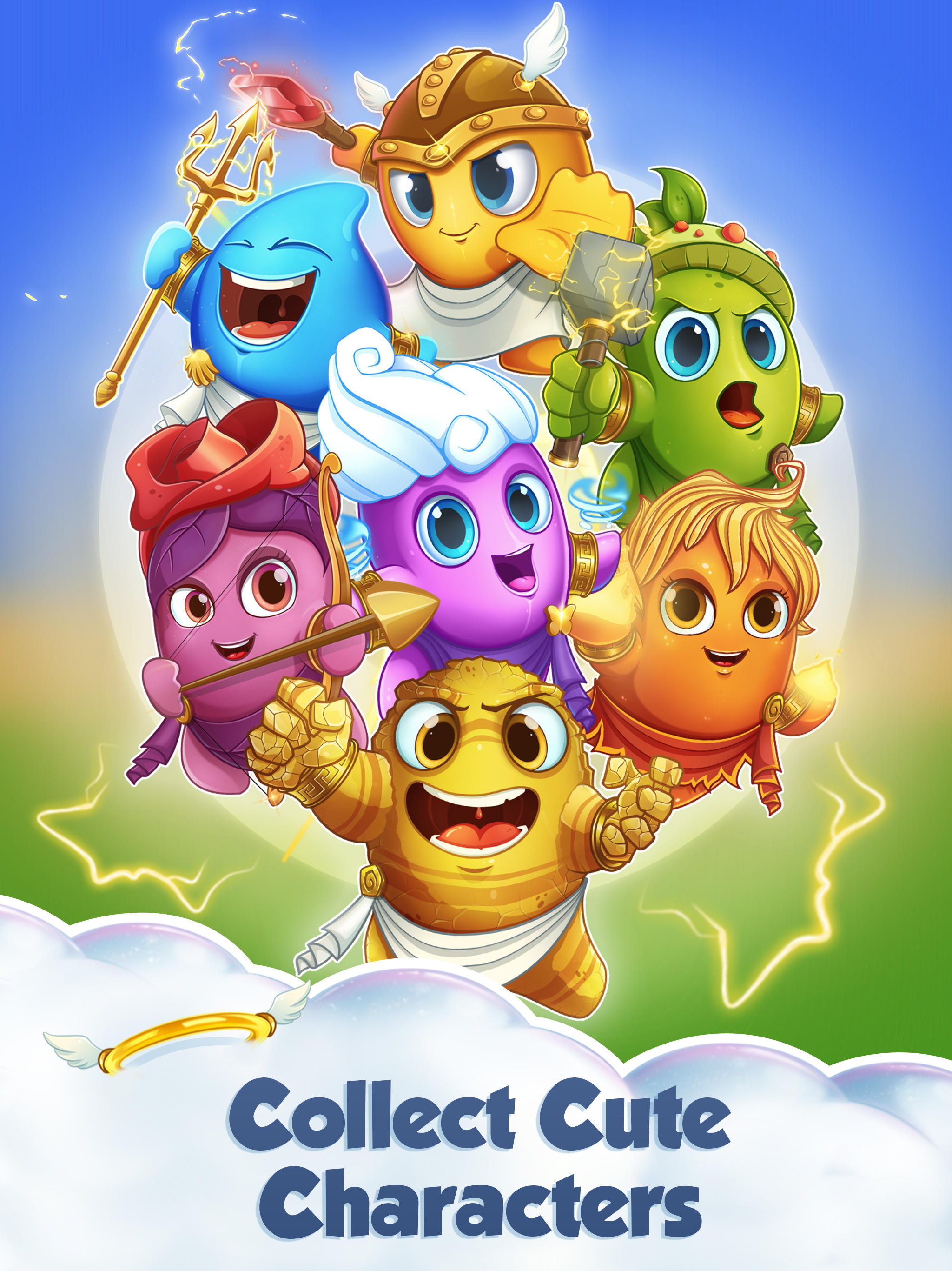 Puzzle Gods Game Screenshot