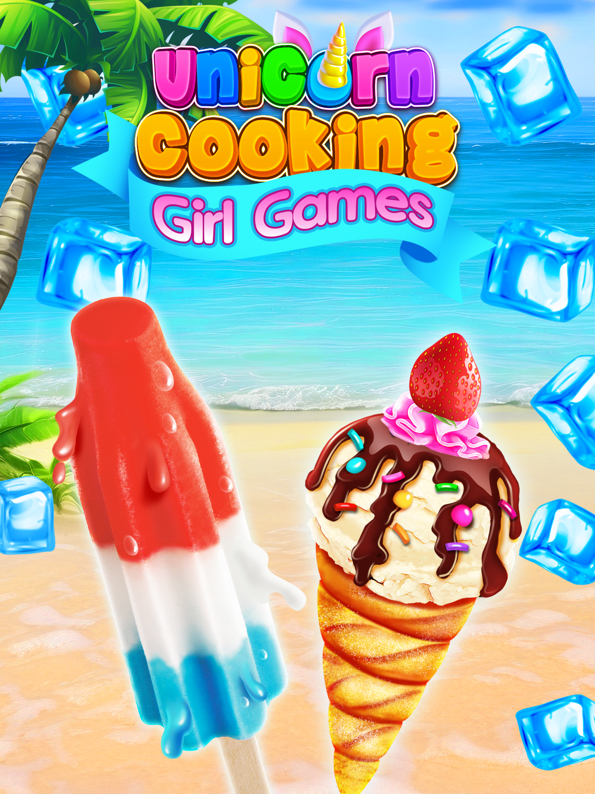 Unicorn Food Cooking Games Game Screenshot