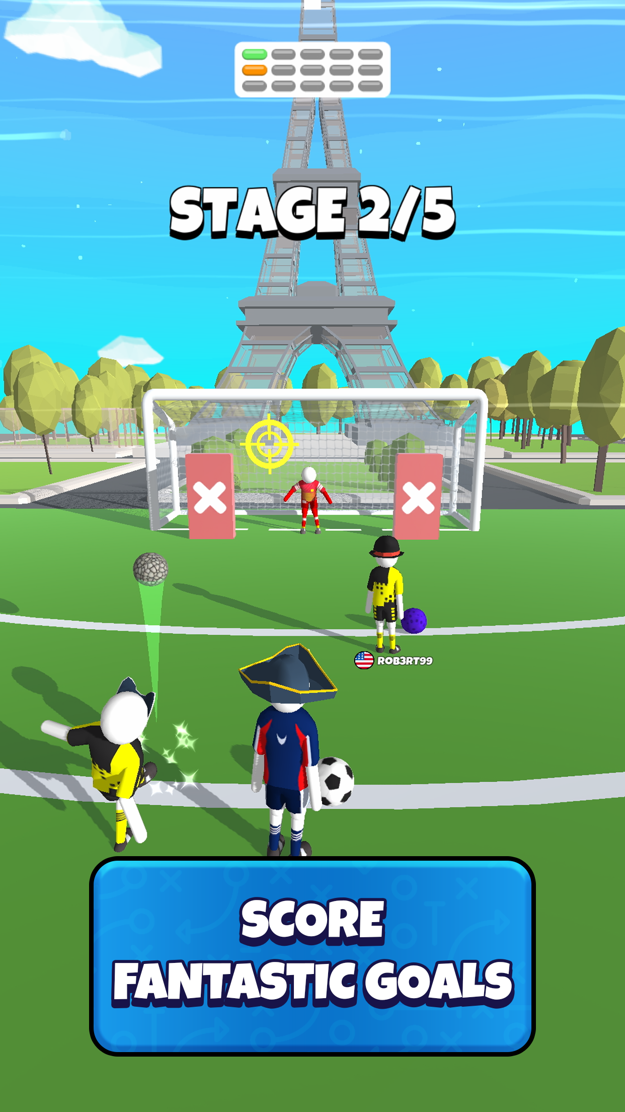 Goal Party - Soccer Freekick Game Screenshot
