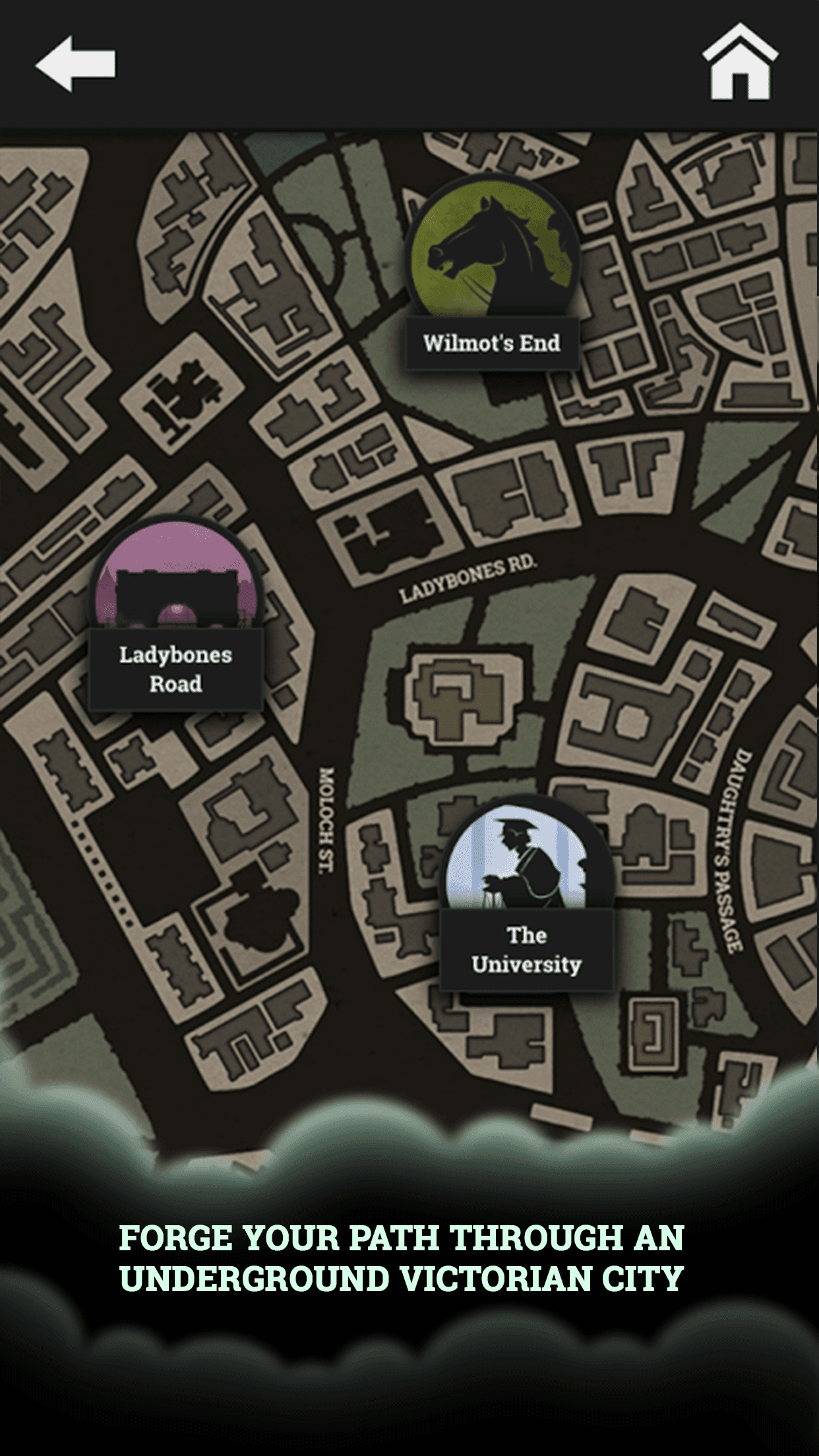 Fallen London Game Screenshot