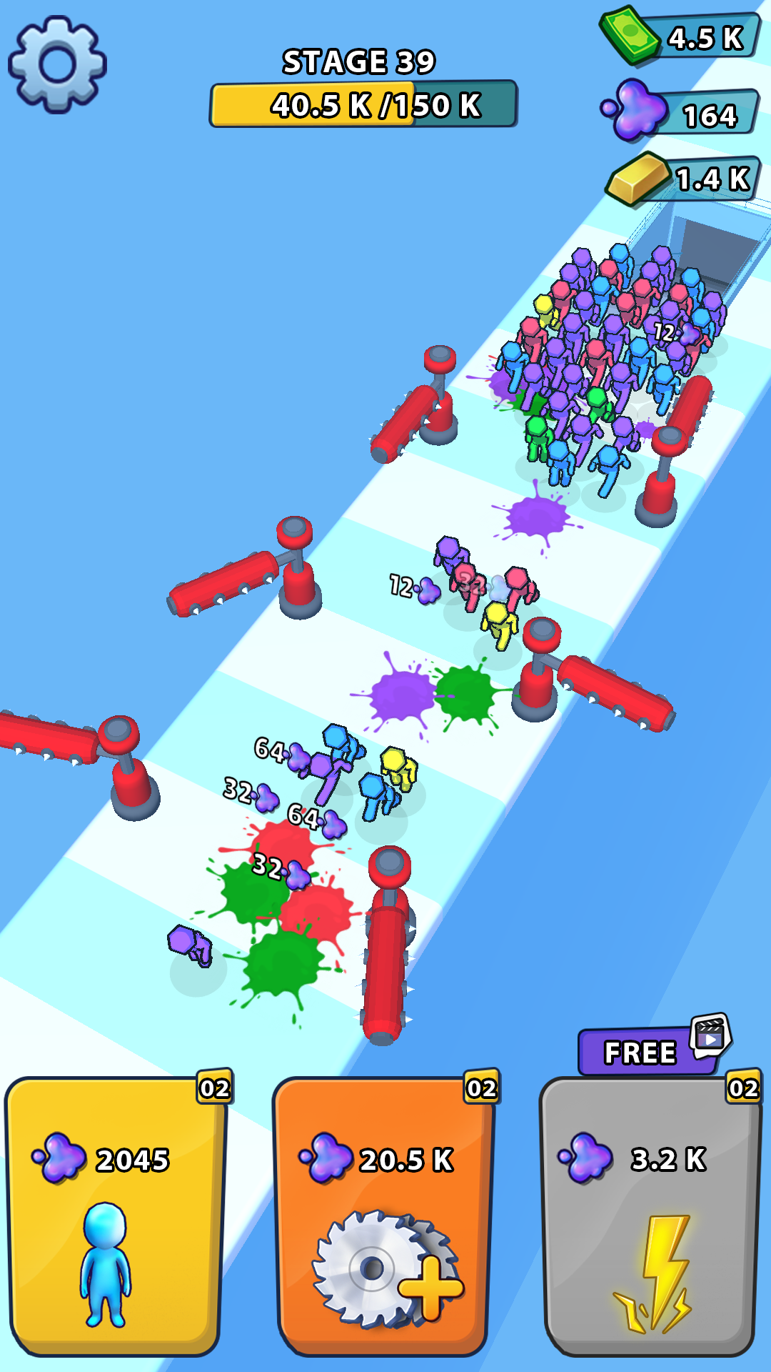Enemies Master Squish Trap Game Screenshot