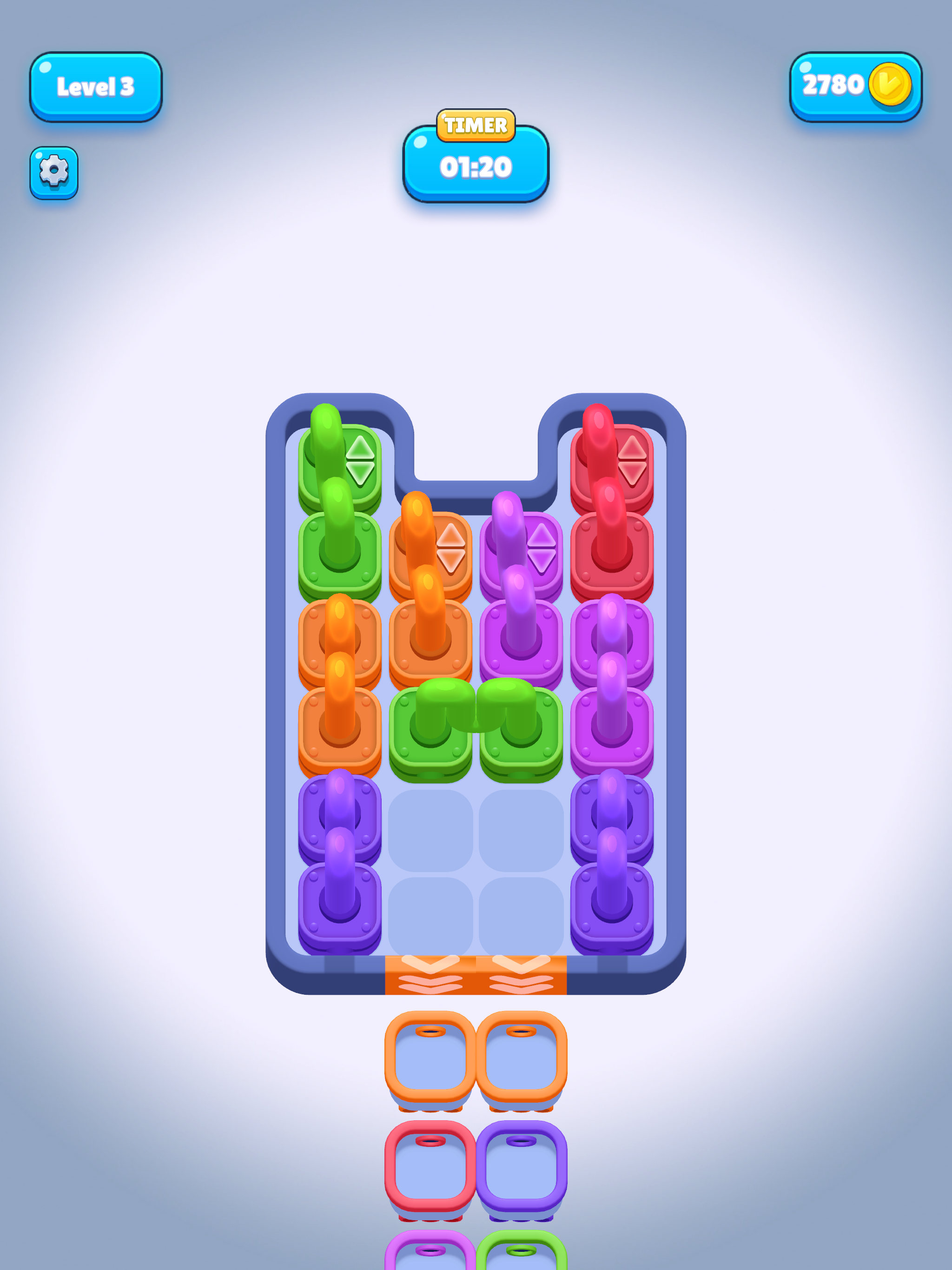 Tube Escape! Game Screenshot