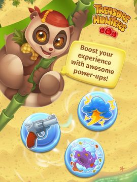 Cuplikan Layar Game Treasure Hunters: free match3 gems