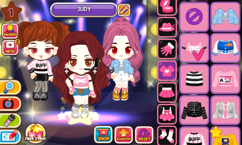 Cuplikan Layar Game Fashion Judy: Produce 100