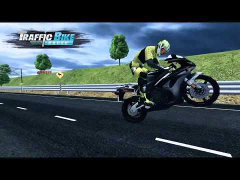 Screenshot of the video of VR Traffic Bike Racer