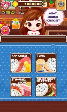 Chef Judy: RiceBurger Maker Game Screenshot
