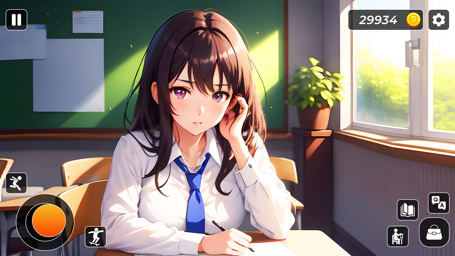 High School Love Anime Story Game Screenshot