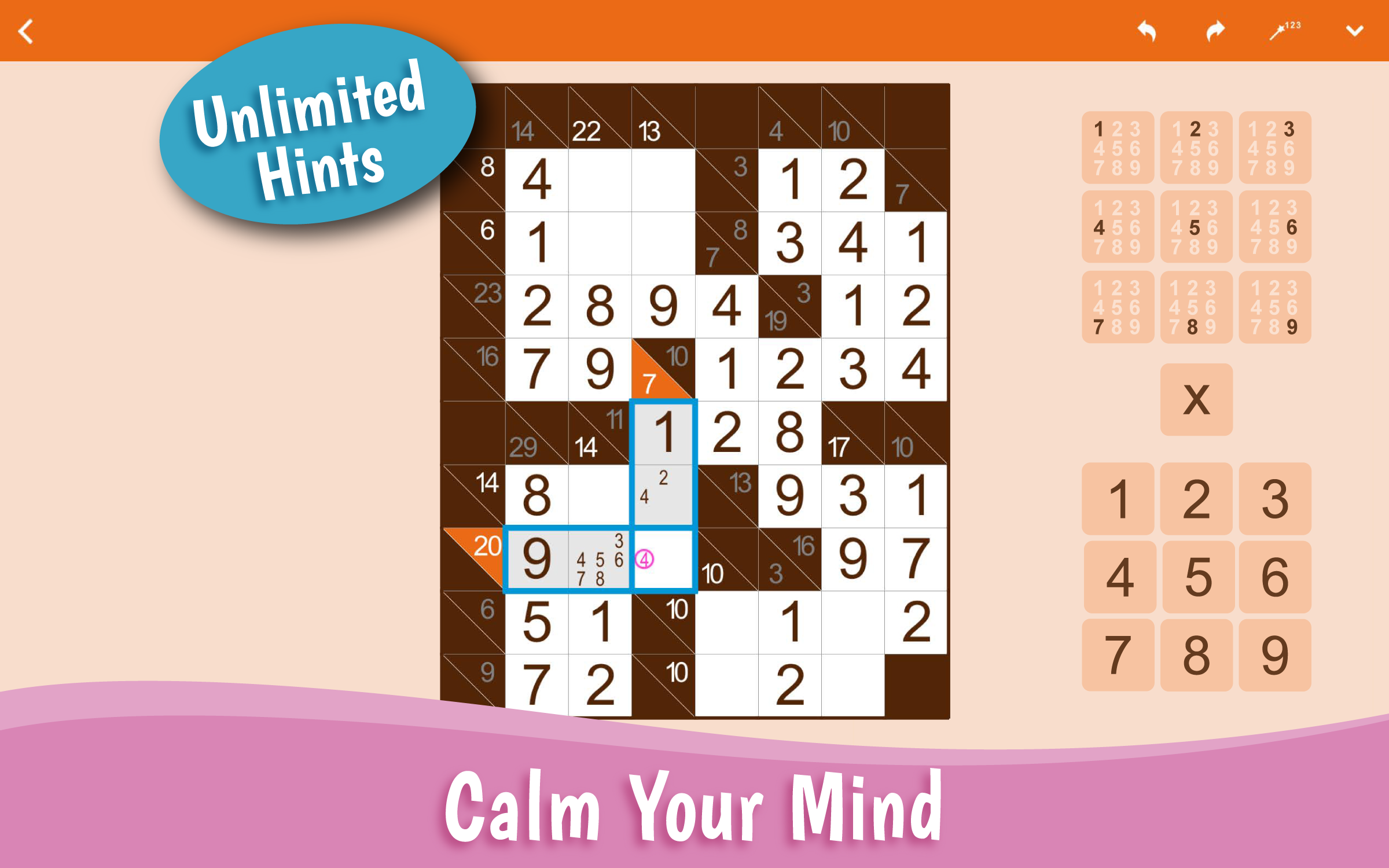 Kakuro: Number Crossword Game Screenshot