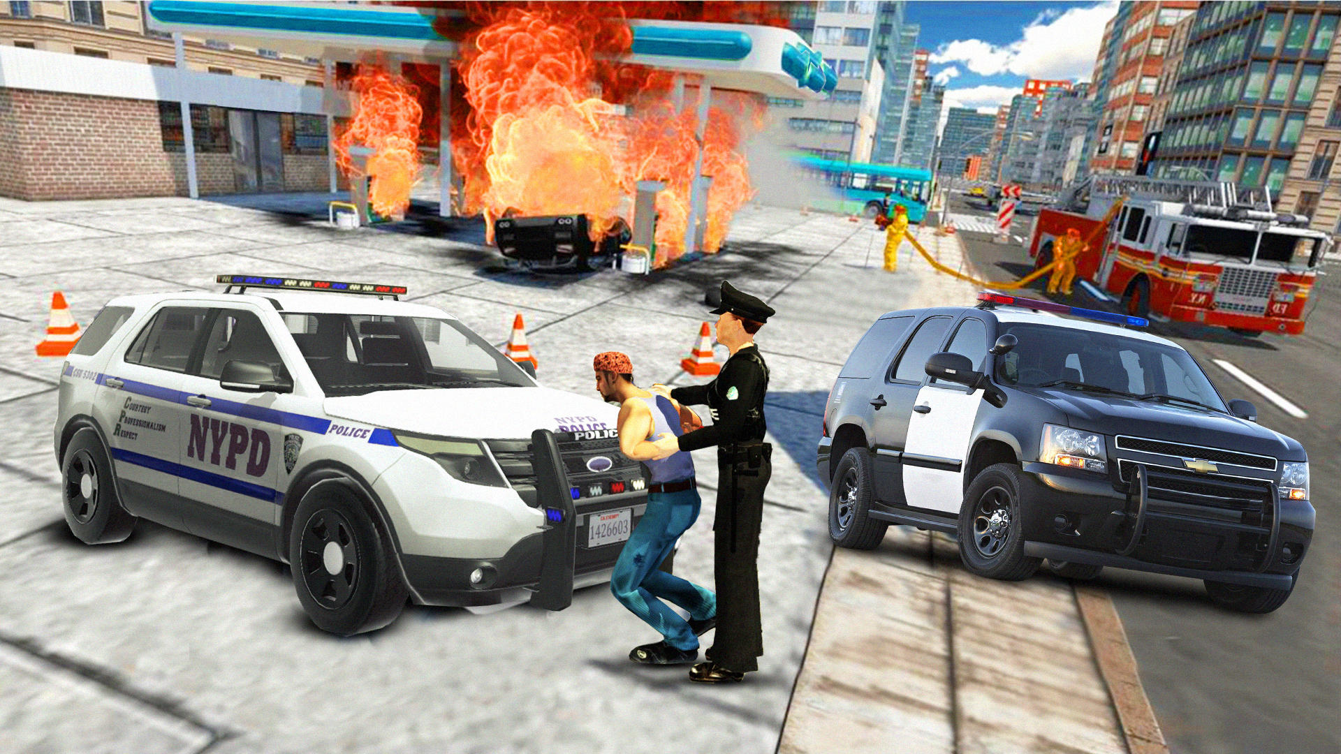 Police Parking Sim - Car Games ภาพหน้าจอเกม
