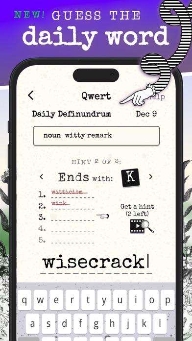 Screenshot 1 of Qwert - 言葉遊びのゲーム 