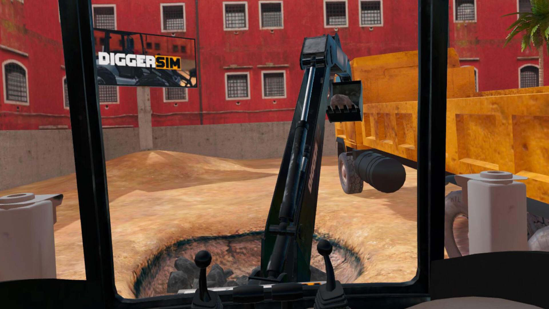 DiggerSim - Excavator & Heavy Equipment Simulator VR screenshot game