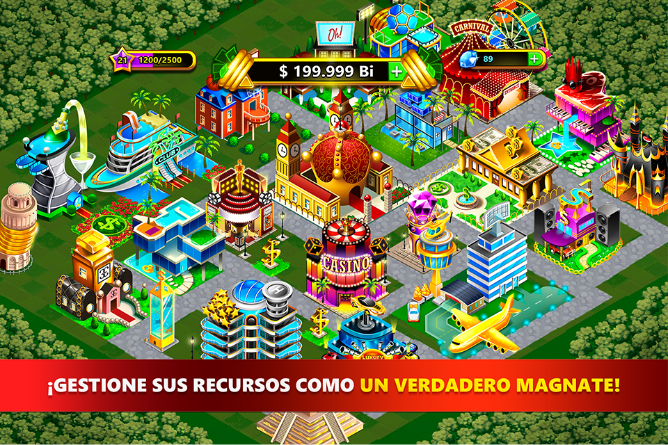 Captura de Pantalla del Juego Fantasy Las Vegas: Build City