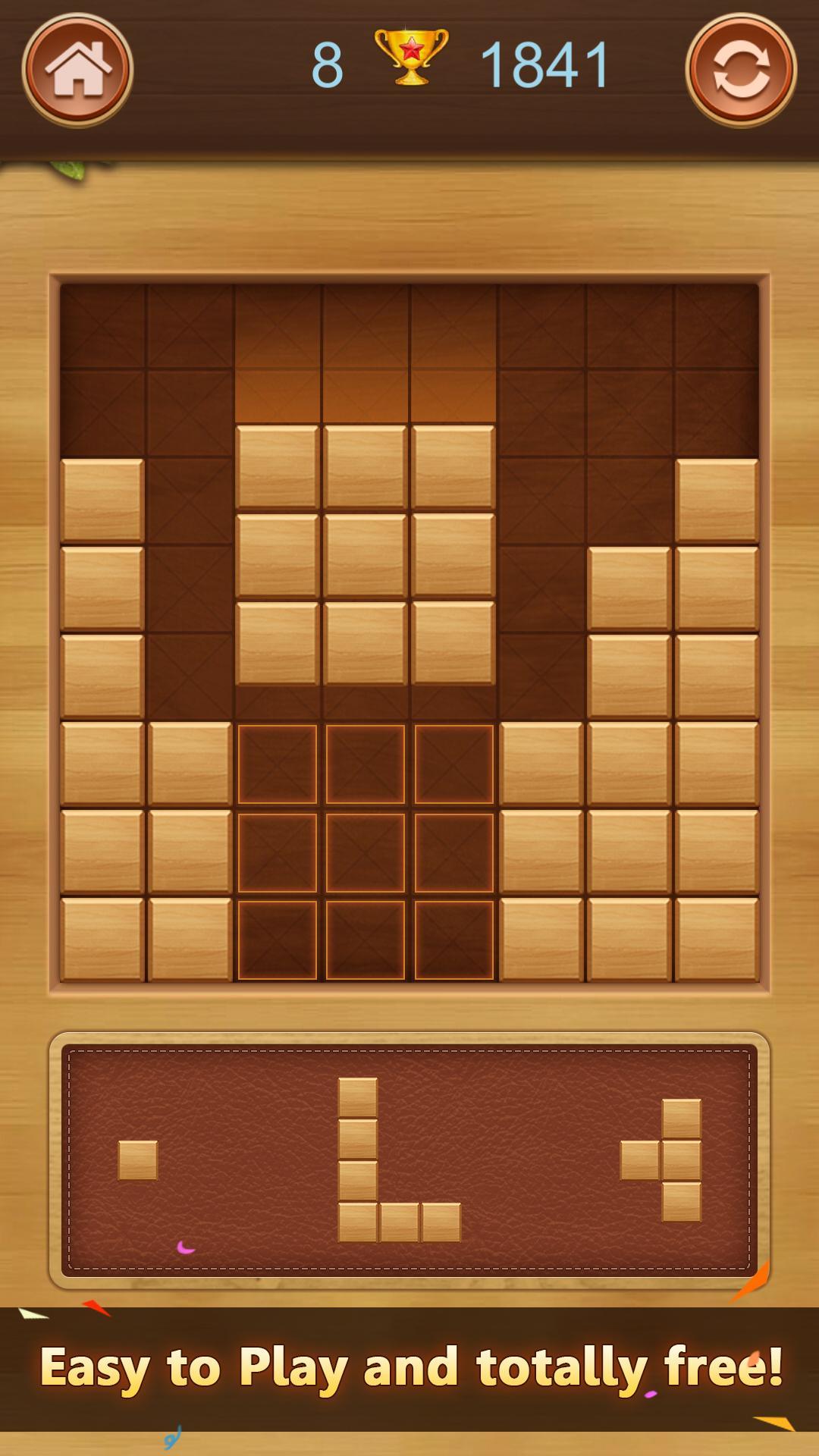 Screenshot of Wood Block Puzzle