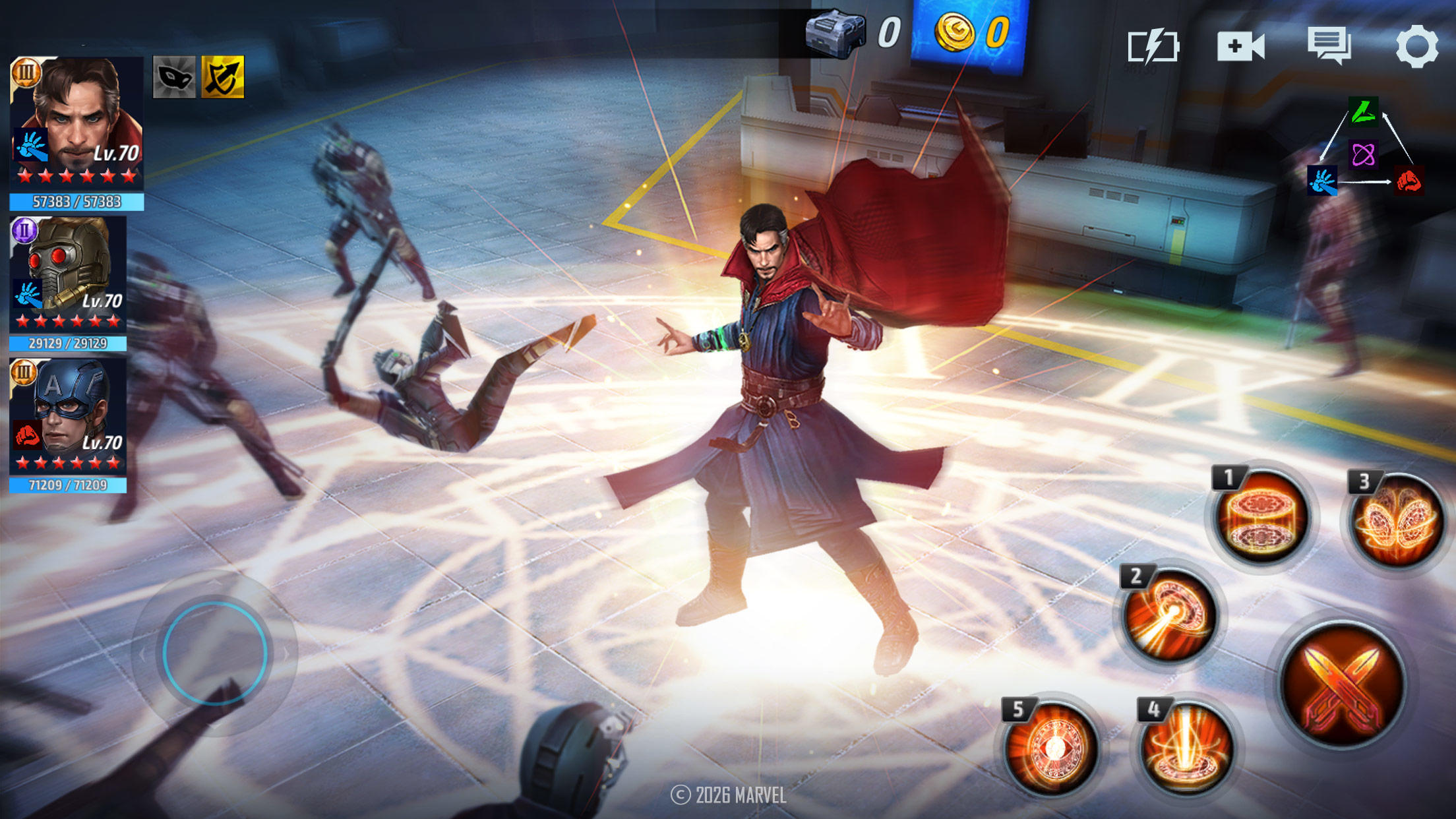 Captura de Tela do Jogo MARVEL Future Fight