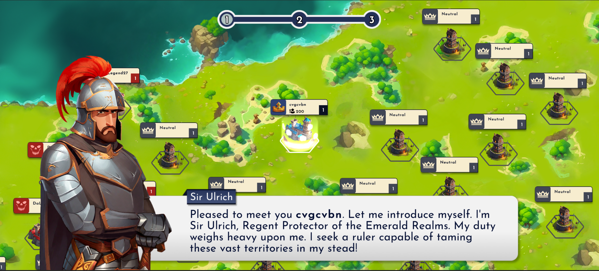 Empire: Warlords Game Screenshot