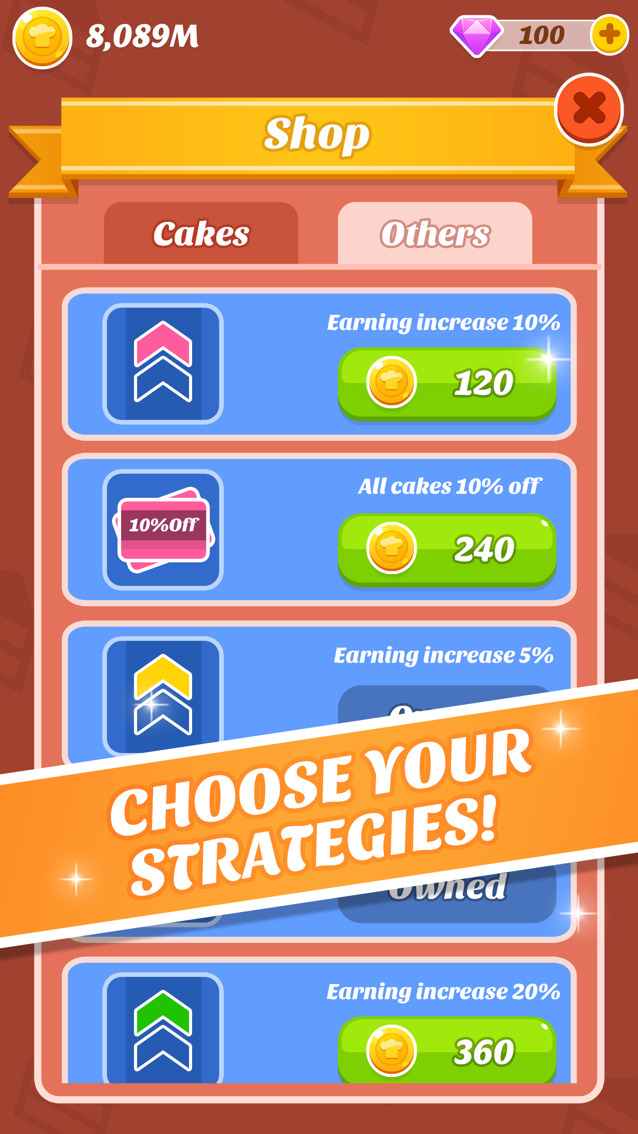 Merge Desserts - Idle Game Game Screenshot