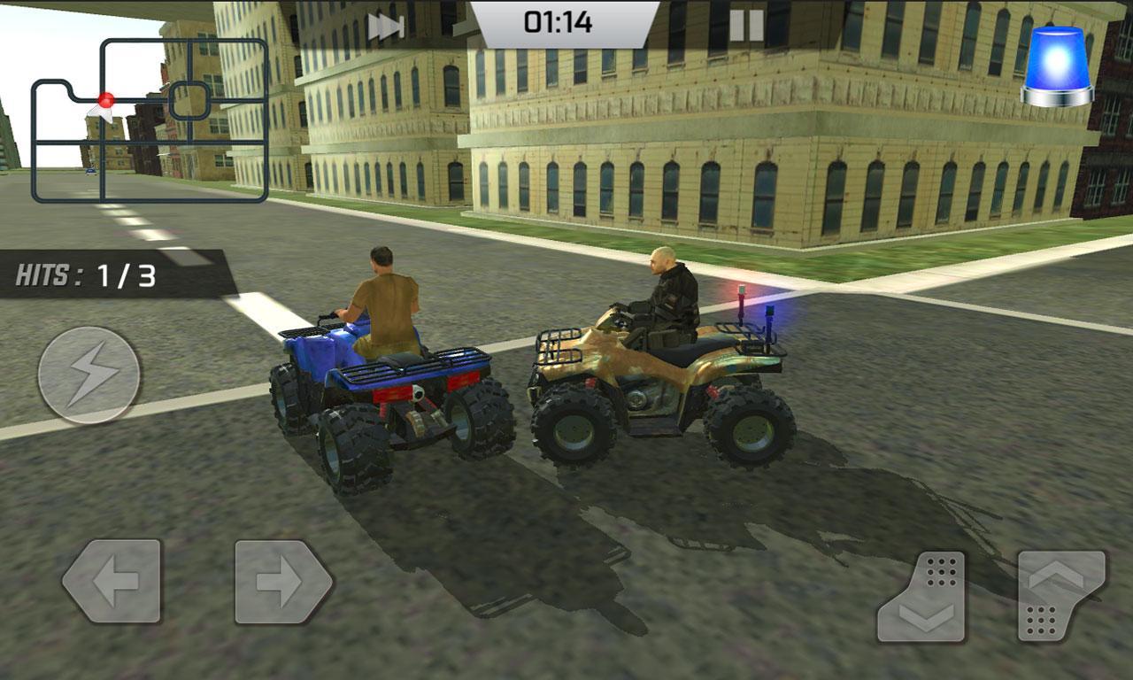 Screenshot 1 of Симулятор полицейского квадроцикла 4x4 3D 1.1