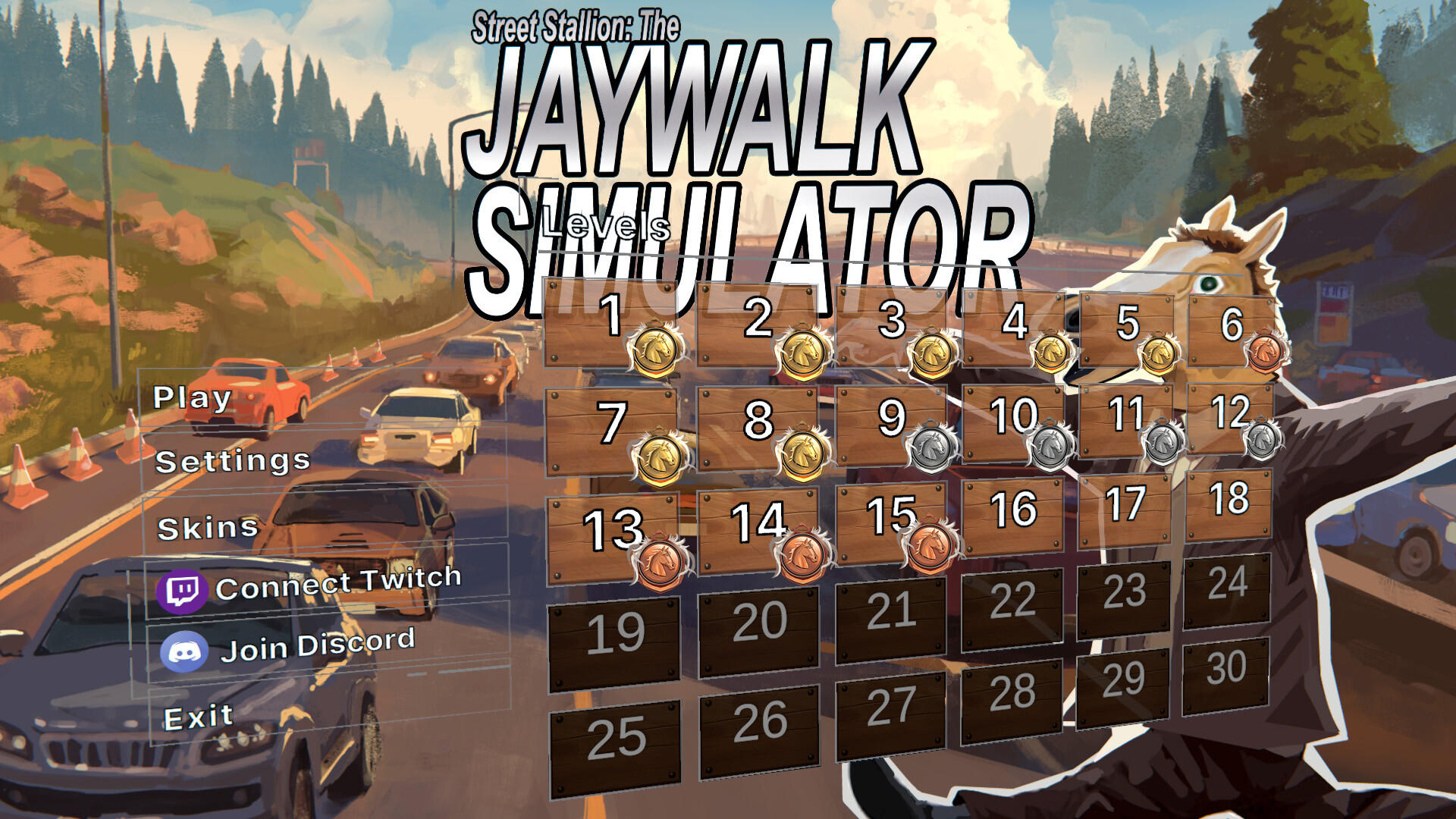 Street Stallion: The Jaywalk Simulator ภาพหน้าจอเกม