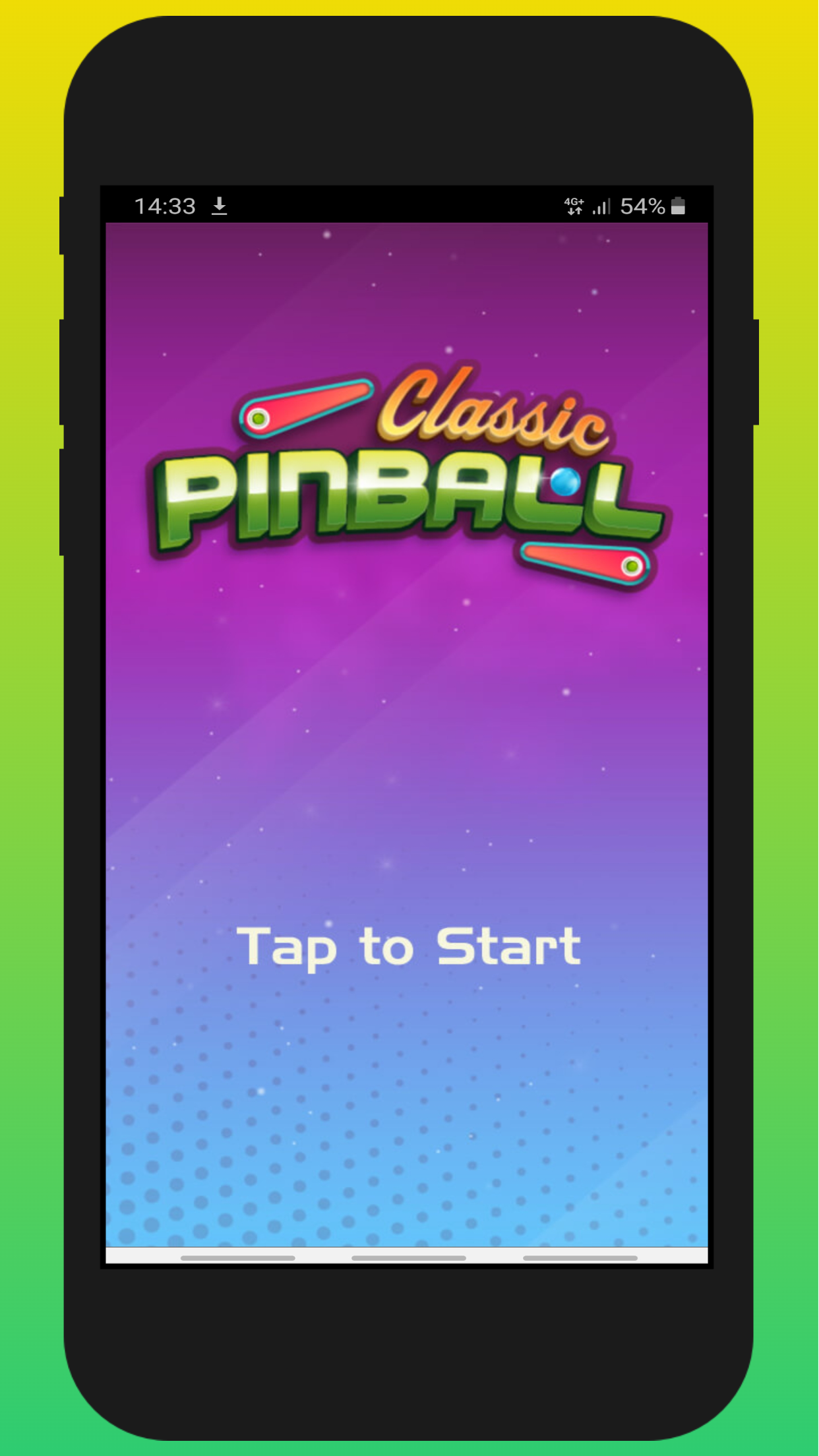 Classic Pinball Flipper Game Screenshot