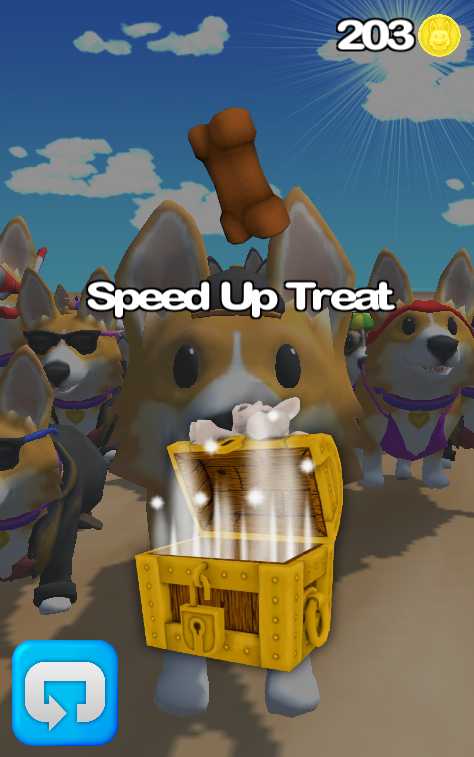 Скриншот игры Corgi Stampede