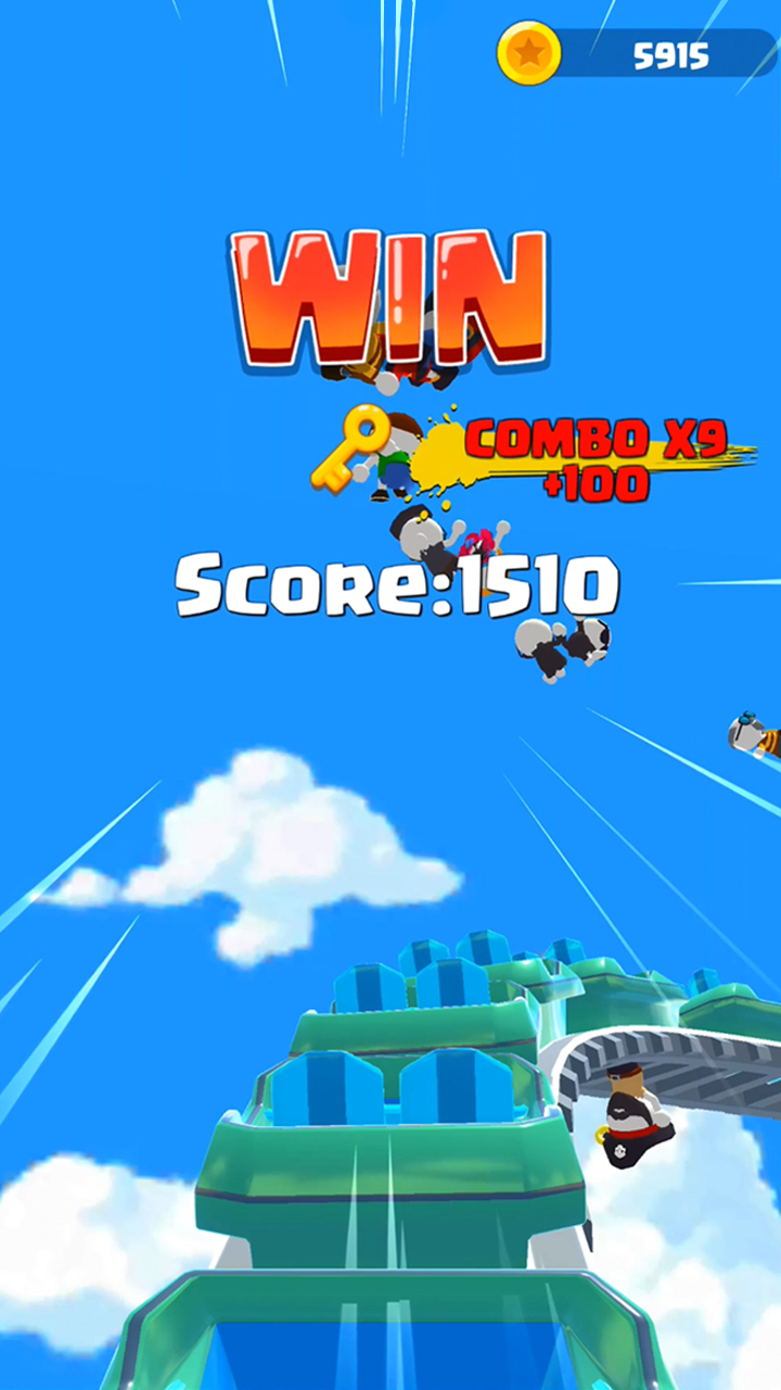 Coaster Archer Game Screenshot