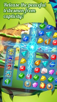 Cuplikan Layar Game Meow Tales Jewel Match 3 Mania