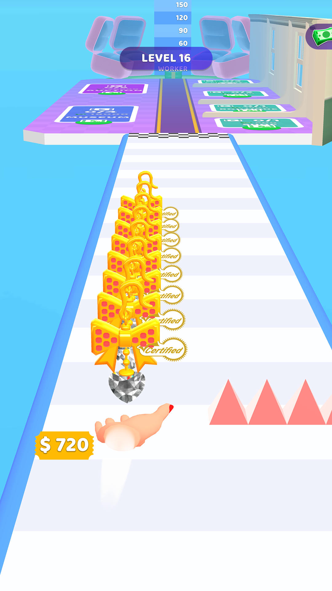 Gem Stack Game Screenshot