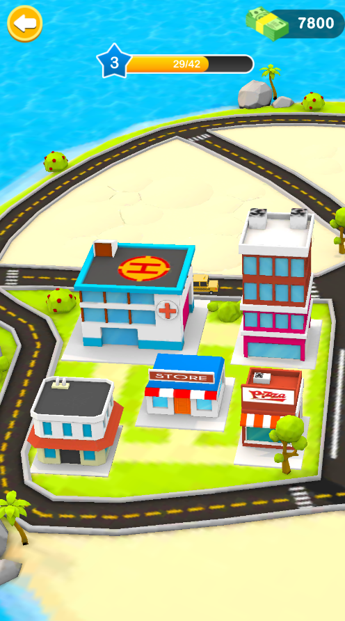 Cuplikan Layar Game Loop Cars - City Island