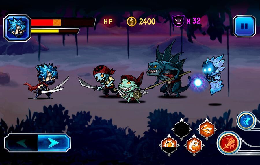 Screenshot of Ninja fight