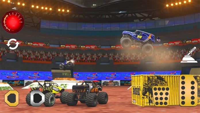 Скриншот игры Monster Truck 4x4 wheelie race