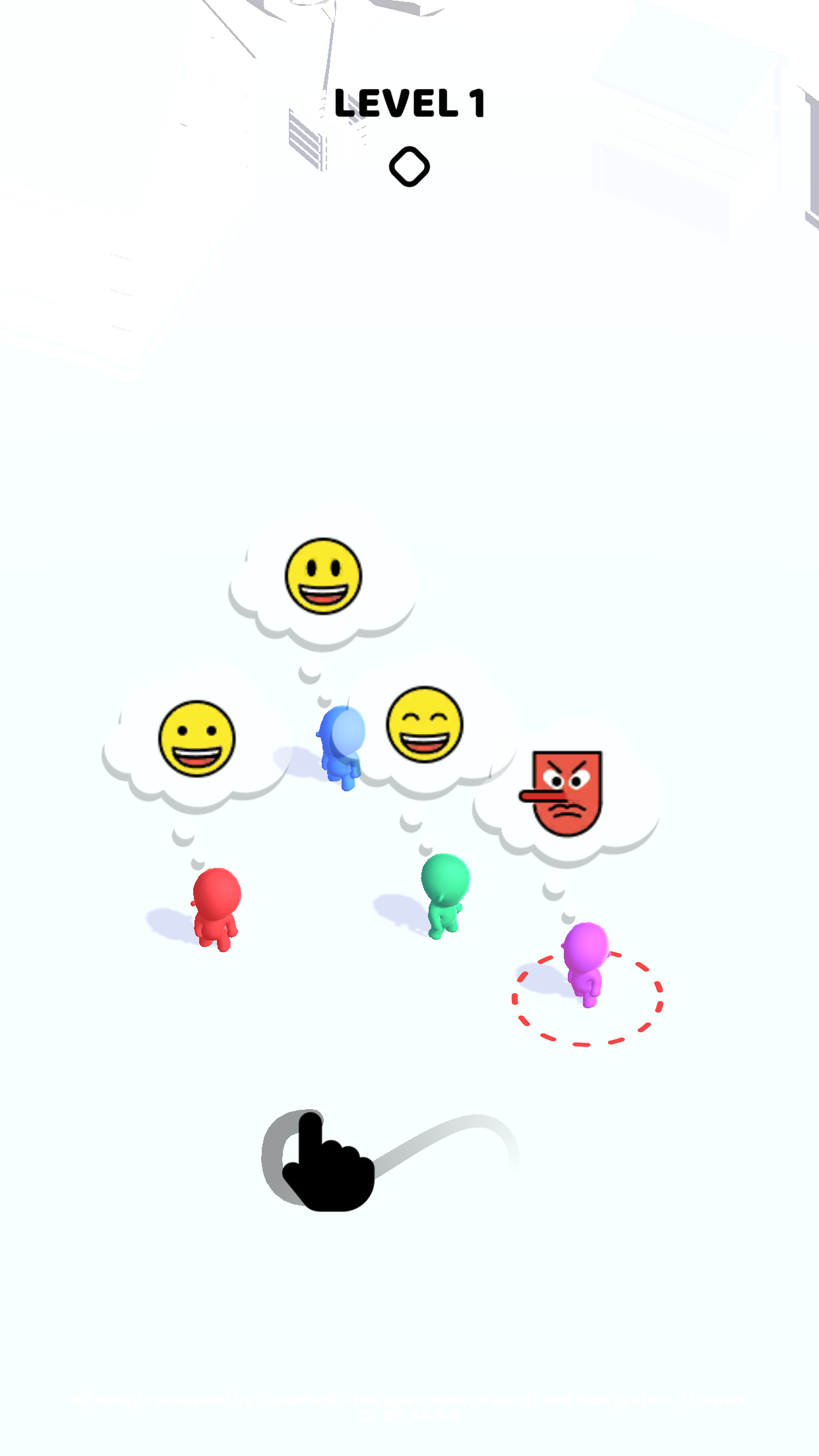 Captura de Tela do Jogo Bad Guy Emoji